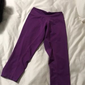 Purple workout pants